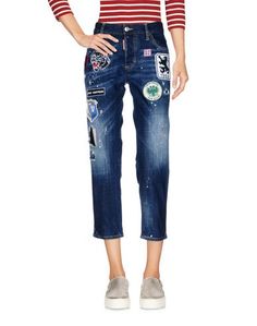 Джинсовые брюки-капри Dsquared2