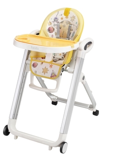 Стульчик для кормления Nuovita «Futuro Bianco» Cosmo giallo