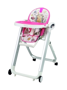 Стульчик для кормления Nuovita «Futuro Bianco» Cosmo rosa