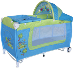 Манеж Lorelli «Danny 2 Rocker» Blue&amp;Green