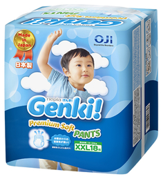 Трусики-подгузники Genki XXL (13-25 кг) 18 шт.
