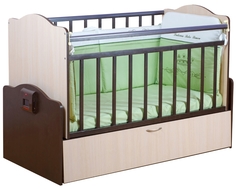Кроватка Daka Baby «Укачай-ка 02» попереч. маятник комби Dakababy