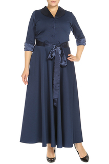 Платье с поясом Classic Fashion
