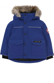 Пуховая куртка Lynx с меховой отделкой на капюшоне Canada Goose