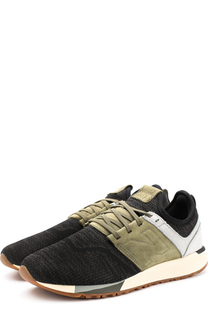 Текстильные кроссовки 247 с замшевой отделкой New Balance