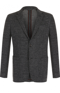Однобортный шерстяной пиджак Ermenegildo Zegna