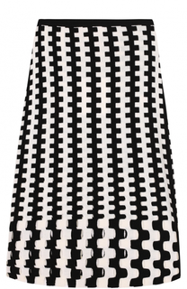 Вязаная шерстяная юбка-миди Diane Von Furstenberg