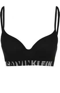 Однотонный бюстгальтер с логотипом бренда Calvin Klein Underwear
