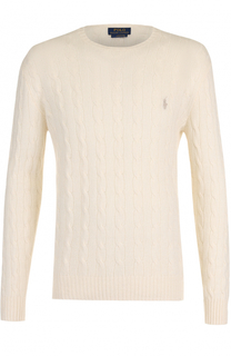 Джемпер фактурной вязки из смеси шерсти и кашемира Polo Ralph Lauren