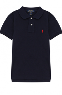 Хлопковое поло с логотипом бренда Polo Ralph Lauren