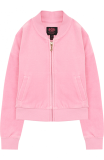 Спортивный кардиган с принтом и глиттером Juicy Couture