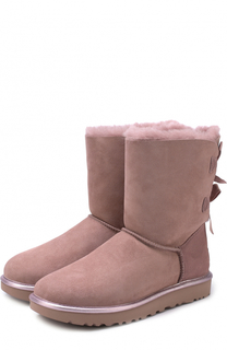 Замшевые сапоги с бантами UGG Australia