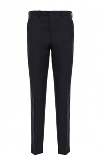 Шерстяные брюки прямого кроя Brioni