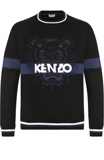 Хлопковый свитшот с аппликацией Kenzo