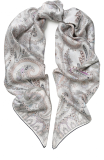 Шелковый платок с принтом Michele Binda