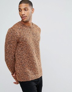 Плотный фактурный джемпер ASOS - Оранжевый