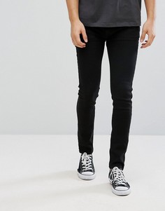 Черные эластичные джинсы скинни D-Struct - Черный