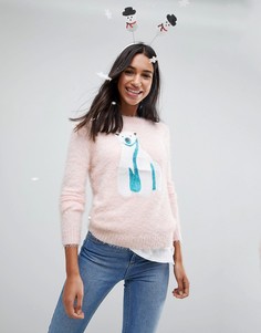 Новогодний джемпер Brave Soul - Белый