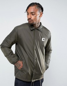 Спортивная куртка с подкладкой из искусственной цигейки Carhartt WIP - Зеленый
