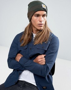Шапка-бини с камуфляжным принтом Carhartt WIP - Зеленый
