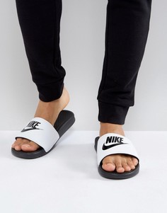 Белые шлепанцы Nike Benassi JDI 343880-100 - Белый