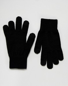 Черные перчатки для сенсорных гаджетов Levis - Черный Levis®