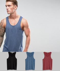 3 майки ASOS - СКИДКА - Мульти