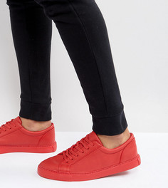 Ярко-красные кроссовки для широкой стопы ASOS - Красный