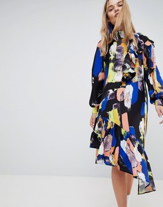 Платье миди с принтом ASOS Made In Kenya - Мульти