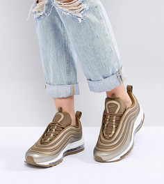 Кроссовки цвета металлик Nike Air Max 97 - Золотой