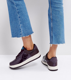 Лакированные кроссовки Nike Beautiful X Air Force 1 07 - Черный