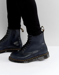 Ботинки с 8 парами люверсов Dr Martens 1460 - Темно-синий