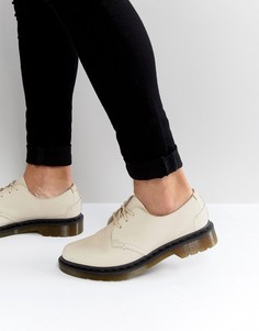 Кожаные туфли Dr Martens - Кремовый