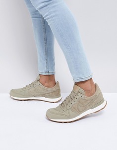 Бежевые кроссовки Nike Internationalist 828043-200 - Бежевый