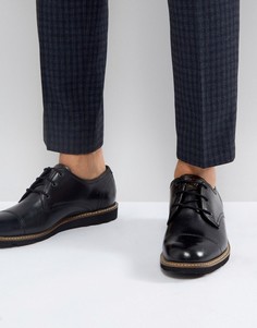 Черные дерби с отделкой на носке Original Penguin Plus - Черный