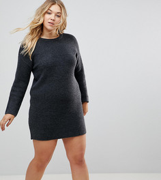 Оверсайз-платье мини ASOS CURVE - Серый