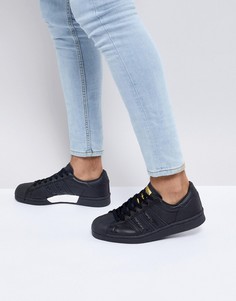 Черные кроссовки adidas Originals Superstar - Черный