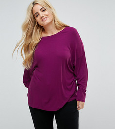 Футболка оверсайз ASOS CURVE - Фиолетовый