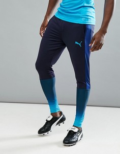 Темно-синие спортивные брюки Puma Football evoTRG Tech 65536150 - Темно-синий