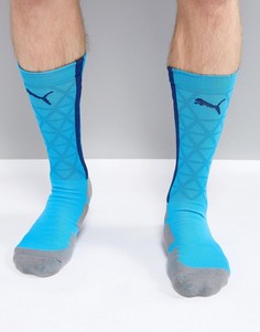 Синие спортивные носки Puma Football evoTRG 65536350 - Синий