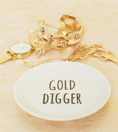Подставка под украшения с надписью Gold Digger Sass &amp; Belle - Мульти