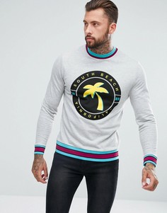 Свитшот с принтом ASOS - Серый