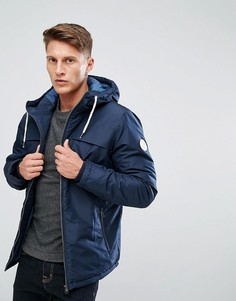 Дутая куртка с капюшоном Jack &amp; Jones - Темно-синий