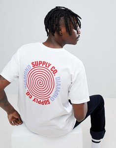 Футболка с принтом на спине Diamond Supply - Белый