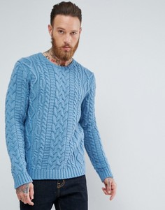 Джемпер крупной вязки ASOS - Синий