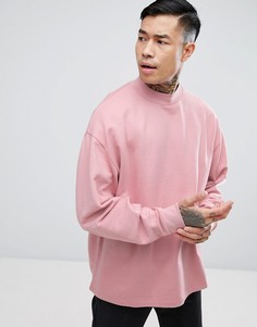 Свободный розовый свитшот ASOS - Розовый