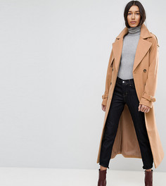 Оверсайз-тренч ASOS TALL - Светло-бежевый