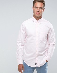 Розовая оксфордская рубашка узкого кроя Abercrombie &amp; Fitch - Розовый