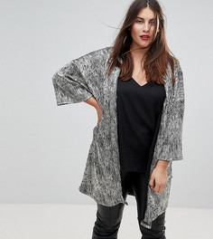 Кимоно цвета металлик Junarose - Серебряный