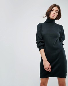 Платье с пышными рукавами ASOS - Зеленый